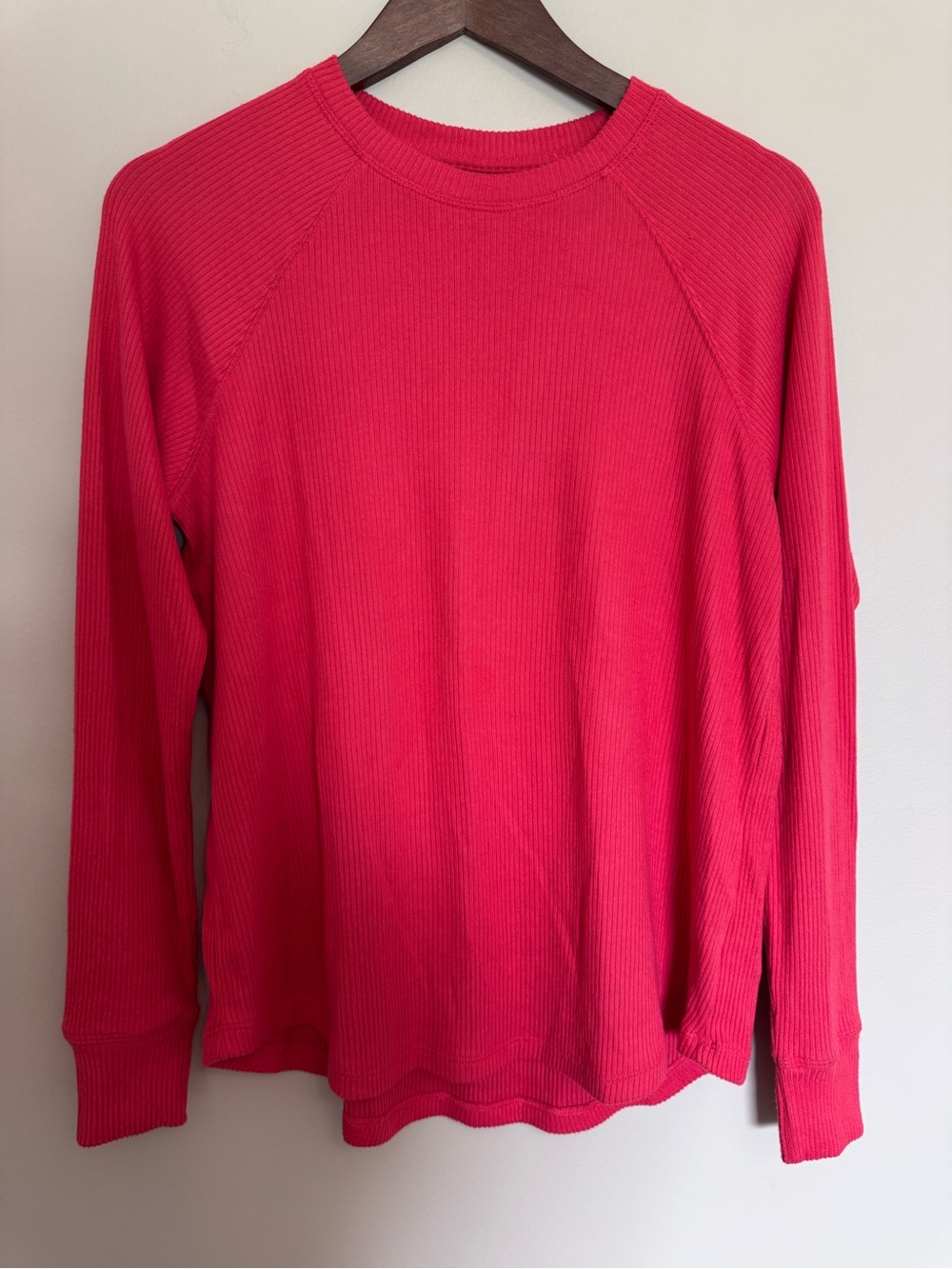 American Eagle Outfitters Plush Long-Sleeve Henley T-Shirt